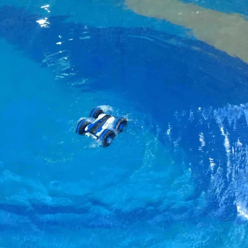 360 drehen Rc Autos Fernbedienung Stunt Auto 2 Seiten wasserdichtes Fahren auf Wasser und Land amphibisches elektrisches Spielzeug für Kinder