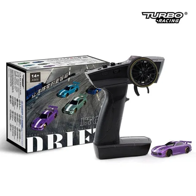 Turbo Racing 1:76 C64 C73 C72 C71 C74 Drift RC Auto mit Gyro-Radio, vollproportionaler Fernbedienung, Spielzeug-RTR-Kit