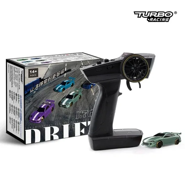 Turbo Racing 1:76 C64 C73 C72 C71 C74 Drift RC Auto mit Gyro-Radio, vollproportionaler Fernbedienung, Spielzeug-RTR-Kit