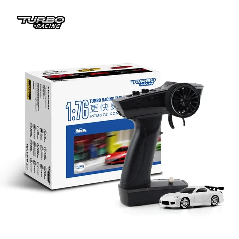 Turbo Racing 1:76 C64 C73 C72 C71 C74 Drift RC Auto mit Gyro-Radio, vollproportionaler Fernbedienung, Spielzeug-RTR-Kit