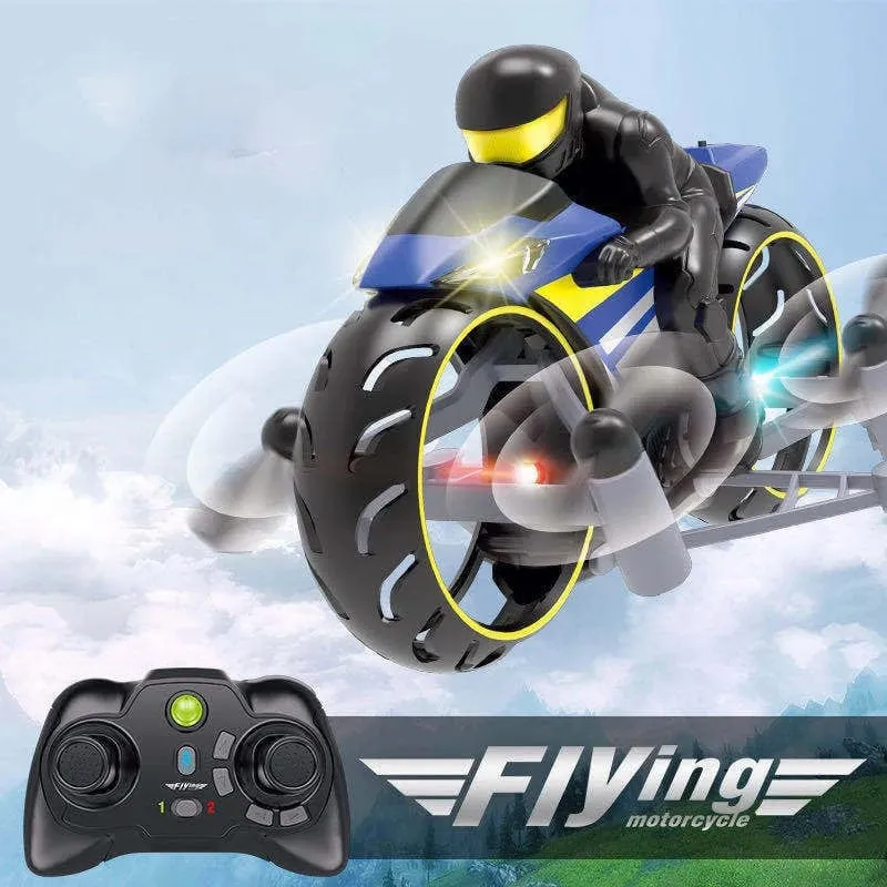 2-In-1 Land/Luft Modus Fliegen Hohe Geschwindigkeit Motorrad Ein Schlüssel Schalter Stunt 2.4G RC Drone Intelligente Quadcopter Kind Spielzeug Geschenk