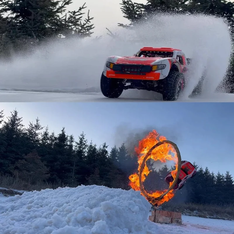 Q130 1:14 70 km/h 4WD RC Auto mit leichtem bürstenlosem Motor ferngesteuerte Autos Hochgeschwindigkeits-Drift-Monster-Truck-Spielzeug für Erwachsene Kinder