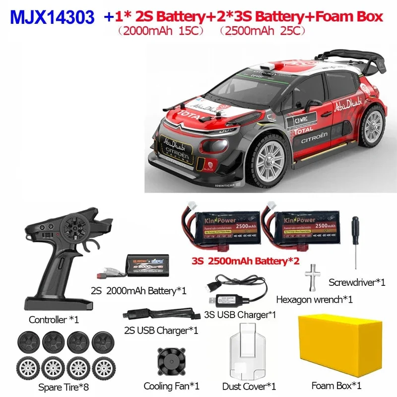 MJX 14301 14302 14303 Hyper Go 1/14 RC Auto Bürstenlose 2.4G Fernbedienung Off-road Racing High Speed ​​RC Truck elektrische Hobby Spielzeug