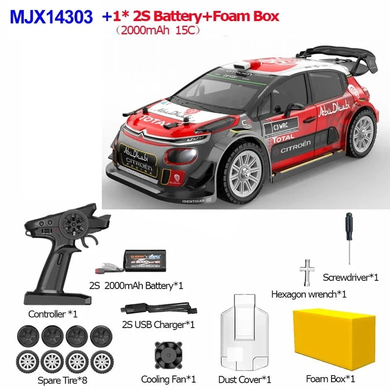 MJX 14301 14302 14303 Hyper Go 1/14 RC Auto Bürstenlose 2.4G Fernbedienung Off-road Racing High Speed ​​RC Truck elektrische Hobby Spielzeug