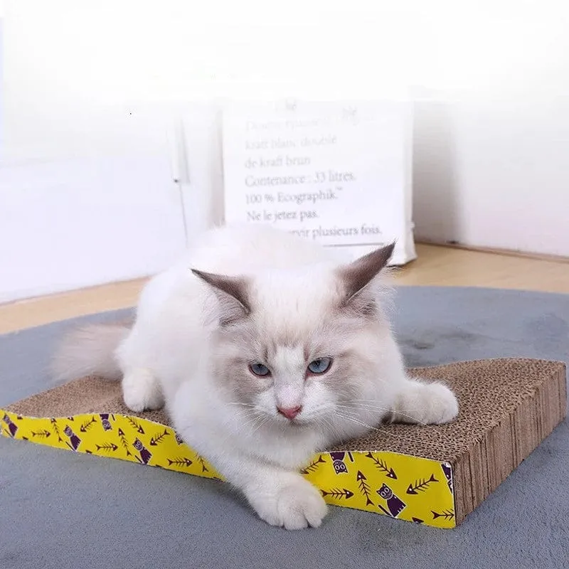 Katze Spielzeug Haustier Katze Kratzen Bord Wellpappe Pad Schleifen Nägel Interaktive Schutz Möbel Katzen Scratcher Spielzeug