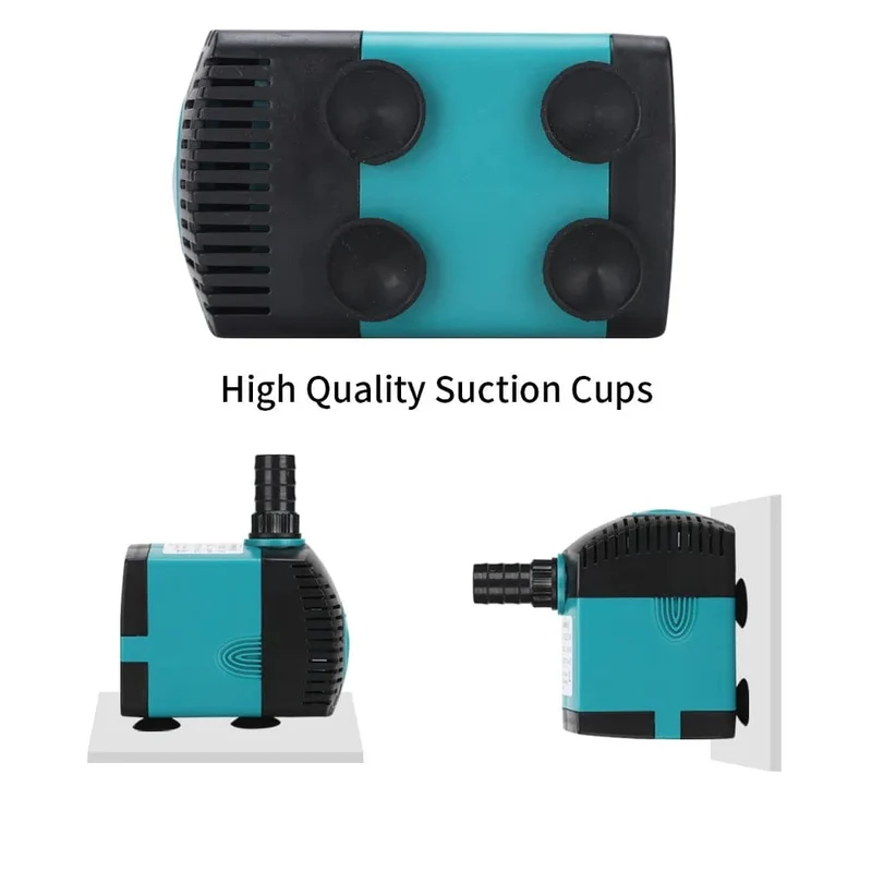3-60W Ultra-leise Tauchwasserpumpe Brunnen Fischteich Aquarium Wasserpumpe Filter Fisch Tank Springbrunnen Pumpe 220V-240V/110V