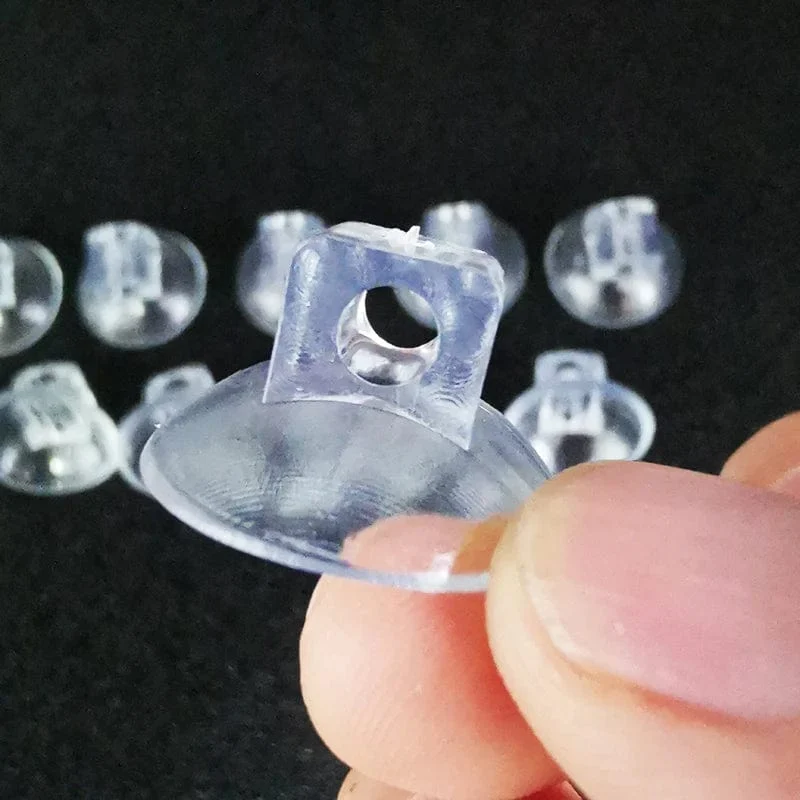 10 Stück Schwarz Aquarium Saugnapf Luftschlauchhalter Saugnapf für Aquariumpumpe Sauerstoff Luftschlauch Befestigungsclip Zubehör für Aquarium