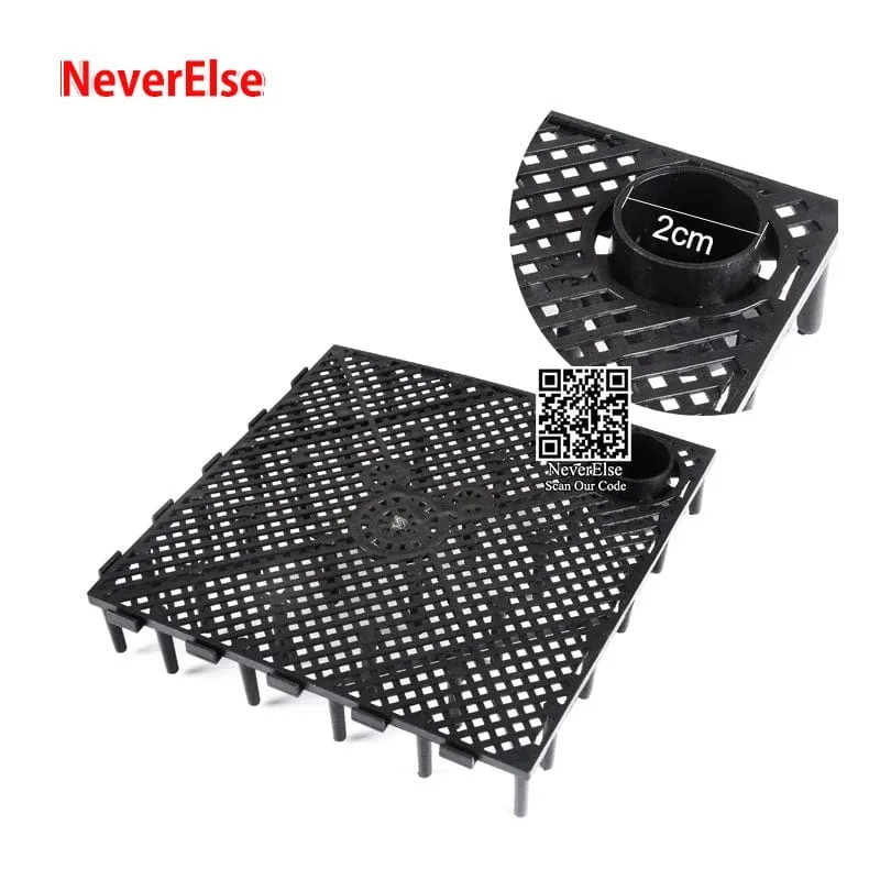 Aquarium-Bodenfilter, UGF-Unterkiesfilter für Garnelentankfische, Aquariumgitter, Netzbrett, Luftheberohr, Aquarium-Filterrohr