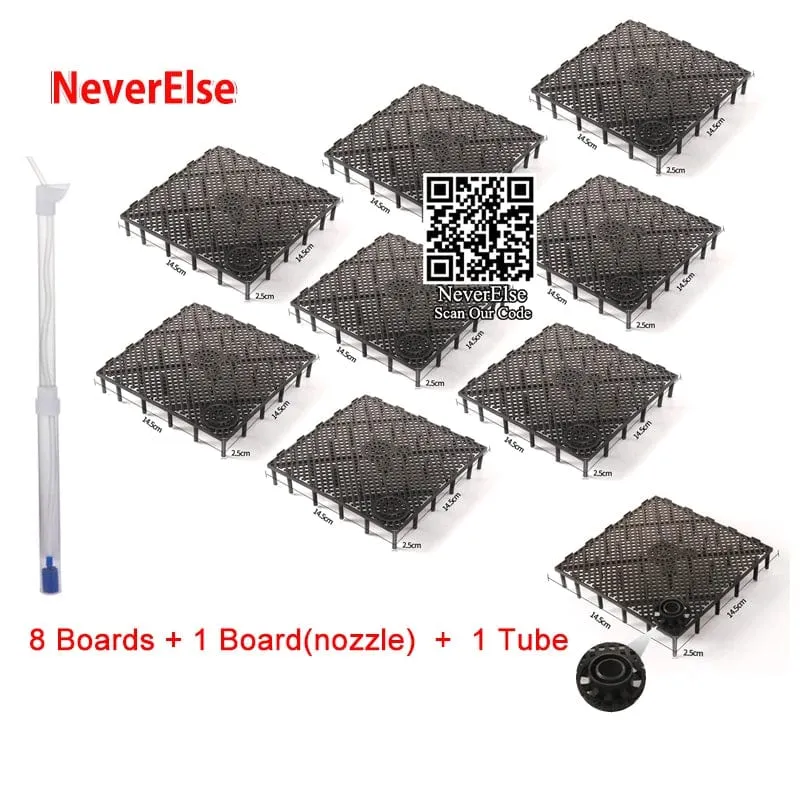 Aquarium-Bodenfilter, UGF-Unterkiesfilter für Garnelentankfische, Aquariumgitter, Netzbrett, Luftheberohr, Aquarium-Filterrohr