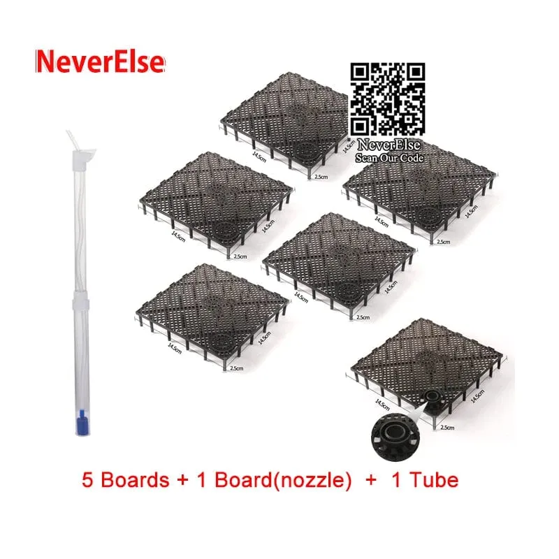 Aquarium-Bodenfilter, UGF-Unterkiesfilter für Garnelentankfische, Aquariumgitter, Netzbrett, Luftheberohr, Aquarium-Filterrohr