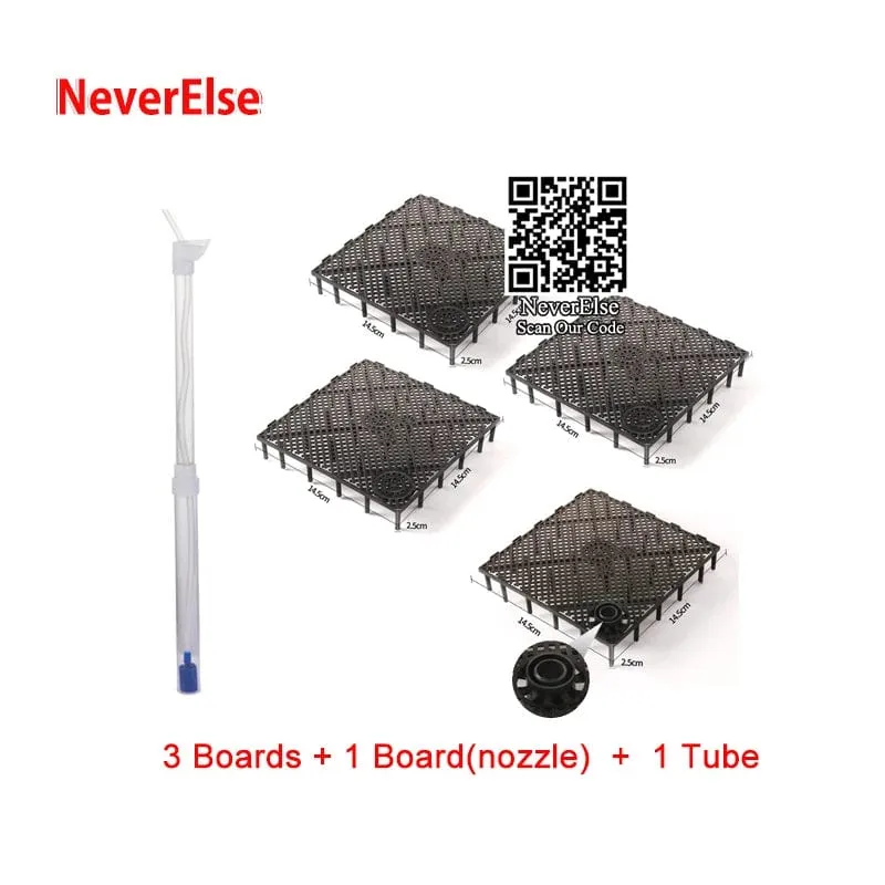 Aquarium-Bodenfilter, UGF-Unterkiesfilter für Garnelentankfische, Aquariumgitter, Netzbrett, Luftheberohr, Aquarium-Filterrohr