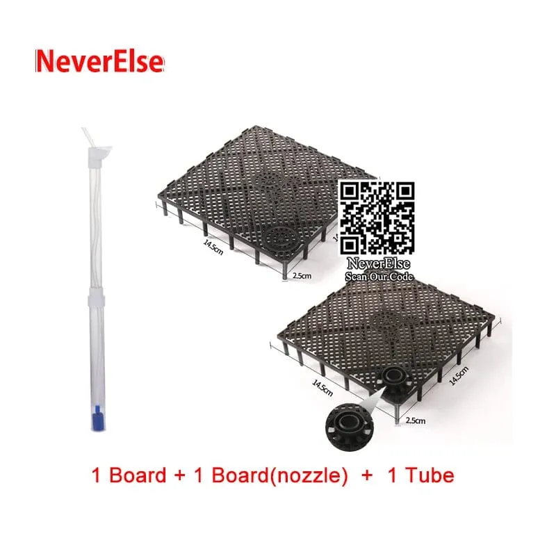 Aquarium-Bodenfilter, UGF-Unterkiesfilter für Garnelentankfische, Aquariumgitter, Netzbrett, Luftheberohr, Aquarium-Filterrohr