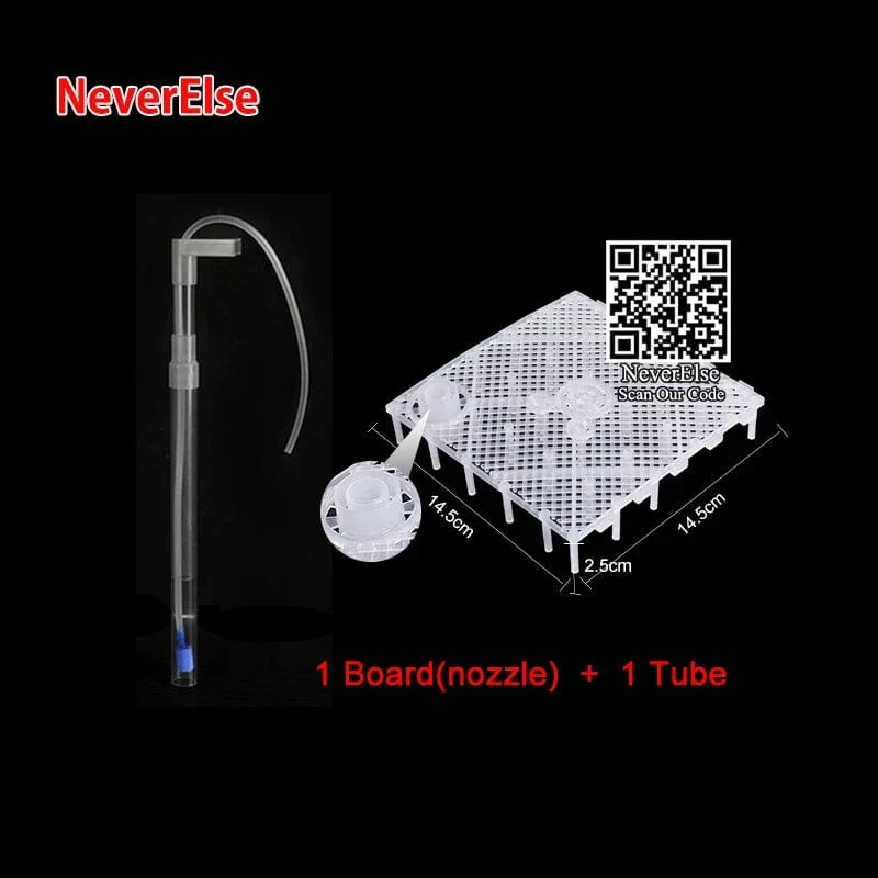 Aquarium-Bodenfilter, UGF-Unterkiesfilter für Garnelentankfische, Aquariumgitter, Netzbrett, Luftheberohr, Aquarium-Filterrohr