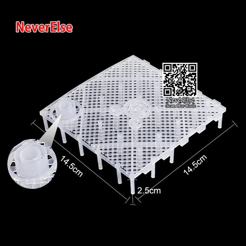Aquarium-Bodenfilter, UGF-Unterkiesfilter für Garnelentankfische, Aquariumgitter, Netzbrett, Luftheberohr, Aquarium-Filterrohr