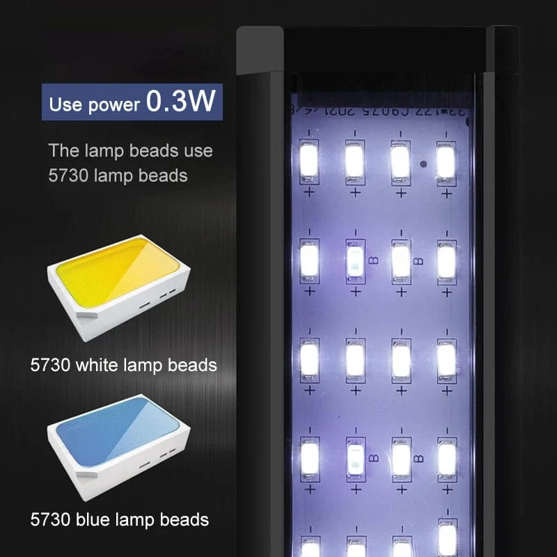 Aquarium LED Aquarium Licht Super Slim Pflanzen Wachsen Clip Lichter Lampe Aquatische Aquarium Lampen Beleuchtung 220V 5W/7W/9W/12W