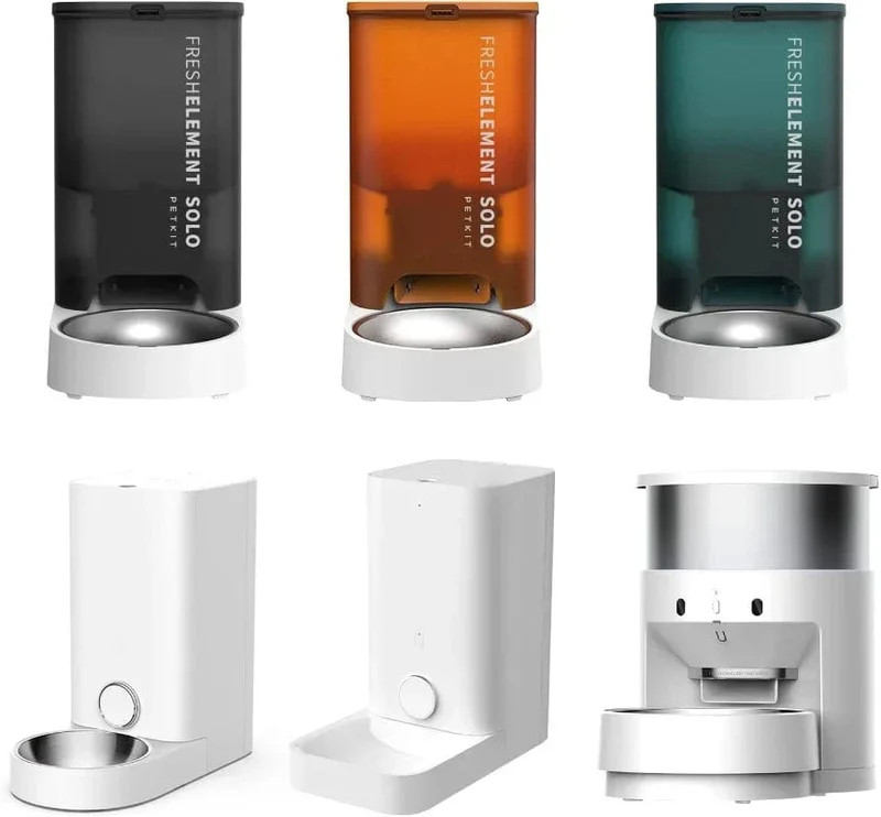 PETKIT Ersetztes Trockenmittel, Konservierungsmittel, Feuchtigkeitsschutzmittel für Smart Feeder – 5 Packungen transparente Kieselgelperlen
