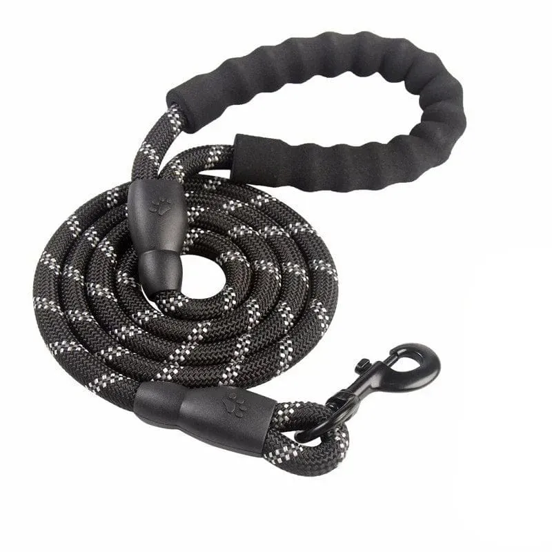 1.5 M/2 M/3 M Große Hund Seil Runde 1.2 CM Nylon Haustier Leine Stärken Reflektierende Seil spaziergang Hund Traktion Kragen Harness Hundeleine