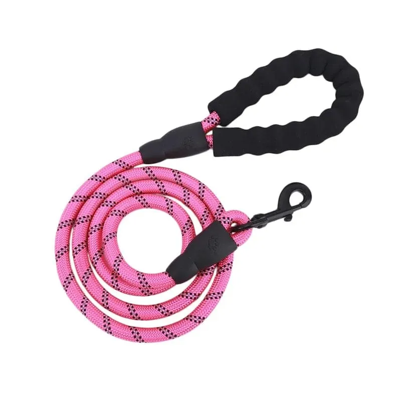 1.5 M/2 M/3 M Große Hund Seil Runde 1.2 CM Nylon Haustier Leine Stärken Reflektierende Seil spaziergang Hund Traktion Kragen Harness Hundeleine