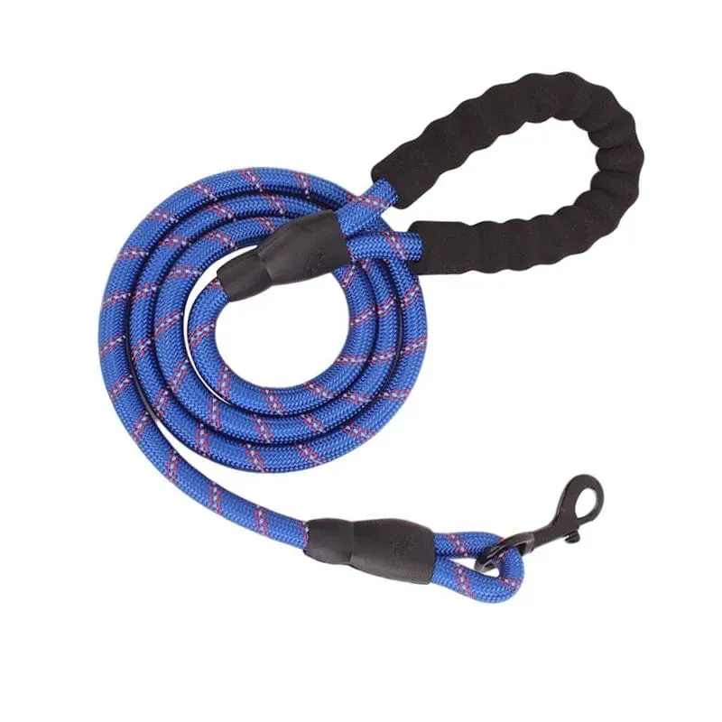 1.5 M/2 M/3 M Große Hund Seil Runde 1.2 CM Nylon Haustier Leine Stärken Reflektierende Seil spaziergang Hund Traktion Kragen Harness Hundeleine