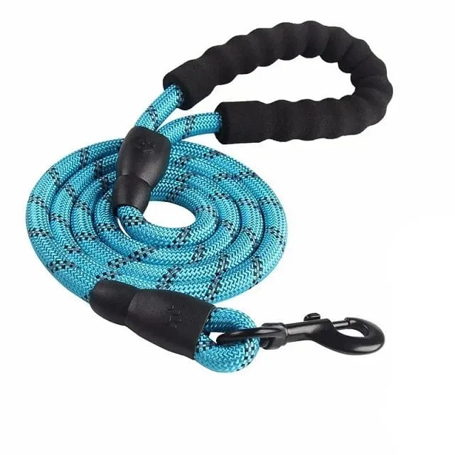 1.5 M/2 M/3 M Große Hund Seil Runde 1.2 CM Nylon Haustier Leine Stärken Reflektierende Seil spaziergang Hund Traktion Kragen Harness Hundeleine