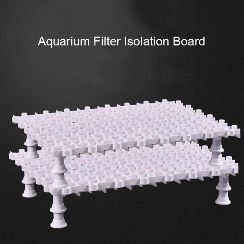 Hochwertige Filterzubehörteile Bodenisolierung Filterplatine Reinigungswerkzeug für Aquarium Filter Isolation Board Fender