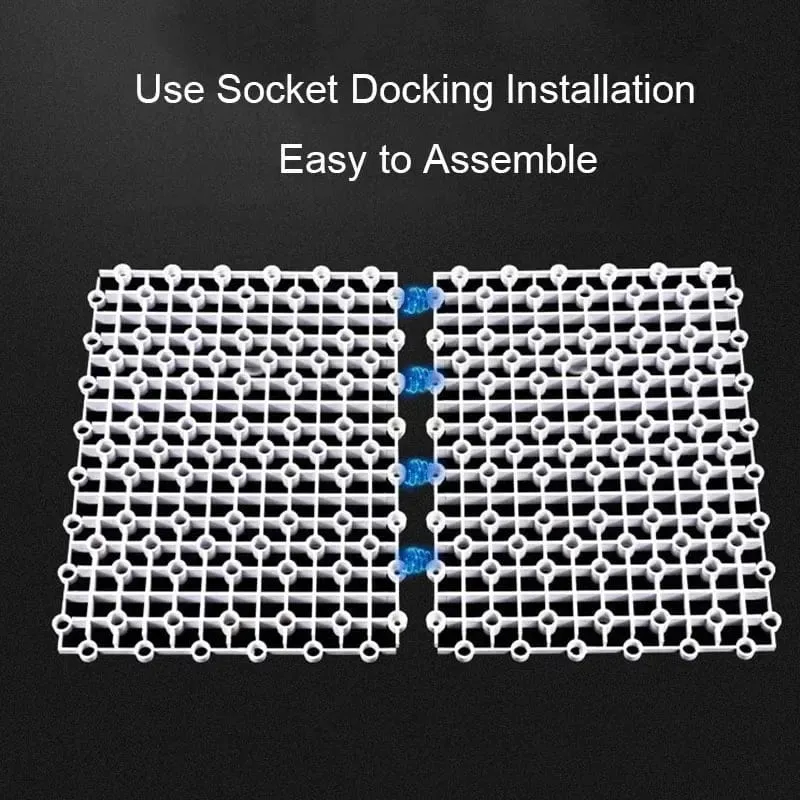 Hochwertige Filterzubehörteile Bodenisolierung Filterplatine Reinigungswerkzeug für Aquarium Filter Isolation Board Fender