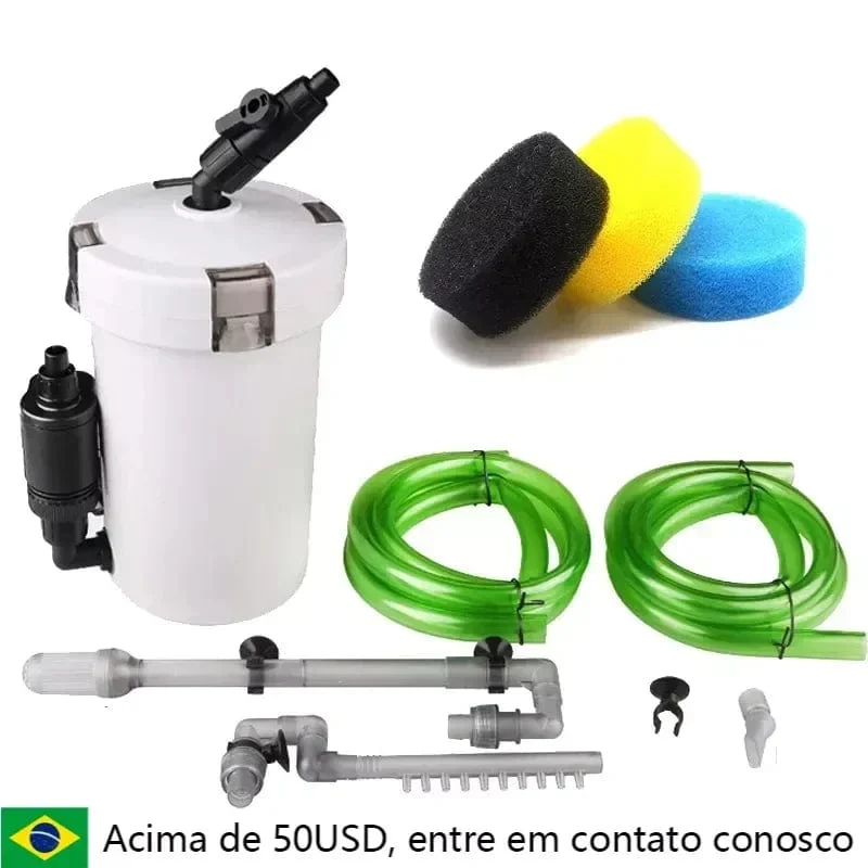 sunsun Aquariumfilter Ultra-leiser externer Aquariumfiltereimer 110V-220V 6W 400L/H HW-602B HW-603B LW-602B LW-603B