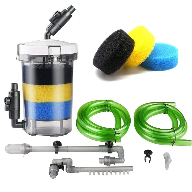 sunsun Aquariumfilter Ultra-leiser externer Aquariumfiltereimer 110V-220V 6W 400L/H HW-602B HW-603B LW-602B LW-603B