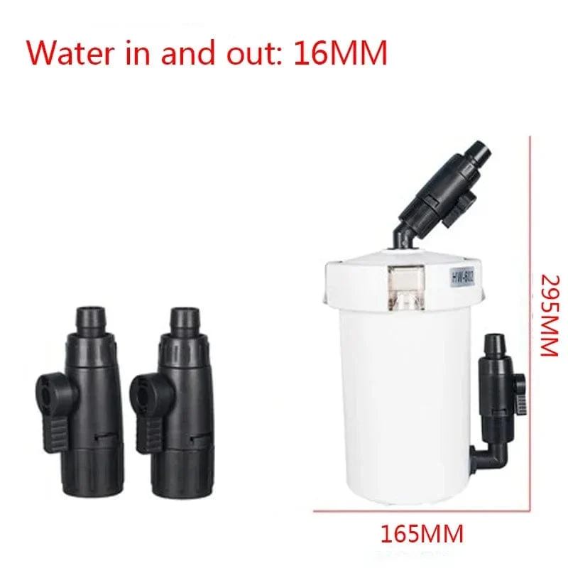 sunsun Aquariumfilter Ultra-leiser externer Aquariumfiltereimer 110V-220V 6W 400L/H HW-602B HW-603B LW-602B LW-603B