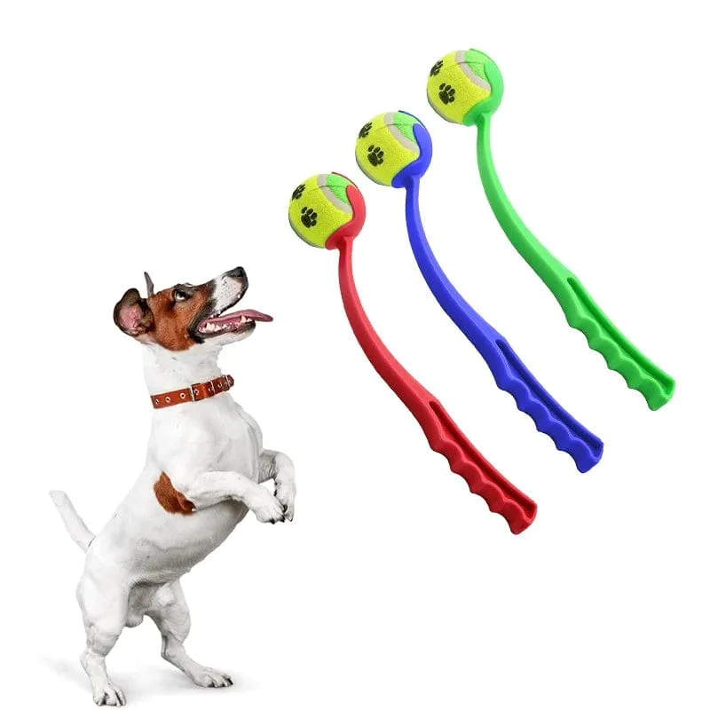 Pet Werfen Stick Hund Hand Werfen Ball Spielzeug Pet Tennis Launcher Pole Outdoor Aktivitäten Hunde Training Spielzeug Pet Liefert