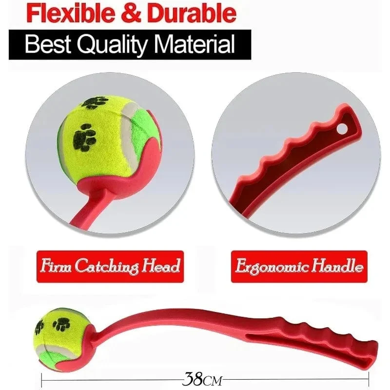 Pet Werfen Stick Hund Hand Werfen Ball Spielzeug Pet Tennis Launcher Pole Outdoor Aktivitäten Hunde Training Spielzeug Pet Liefert