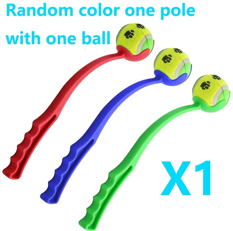 Pet Werfen Stick Hund Hand Werfen Ball Spielzeug Pet Tennis Launcher Pole Outdoor Aktivitäten Hunde Training Spielzeug Pet Liefert