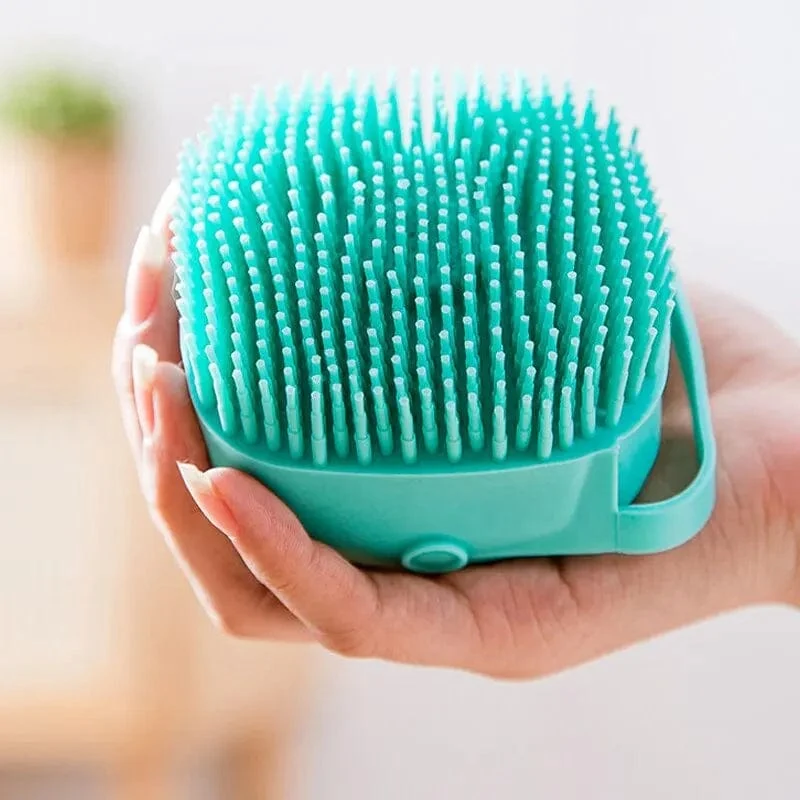 Haustier-Badebürste, weiches Silikon-Massagegerät, Duschgel-Badebürste, saubere Werkzeuge, Kamm, Hund, Katze, Reinigung, Pflegezubehör