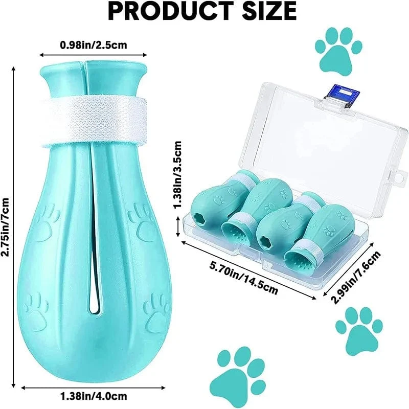 Katze Klaue Schutz Bad Anti-Scratch Katze Schuhe Für Katze Einstellbare Haustier Bad Waschen Stiefel Katze Pfote Nagel Abdeckung haustier Pflege Liefert