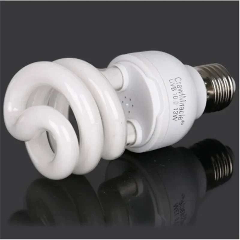 Neu Hot 5.0 10.0 UVB 13W Reptilien-Glühlampe UV-Glühlampe für Vivarium Terrarium Schildkröte ES-E27 Energiesparlampen