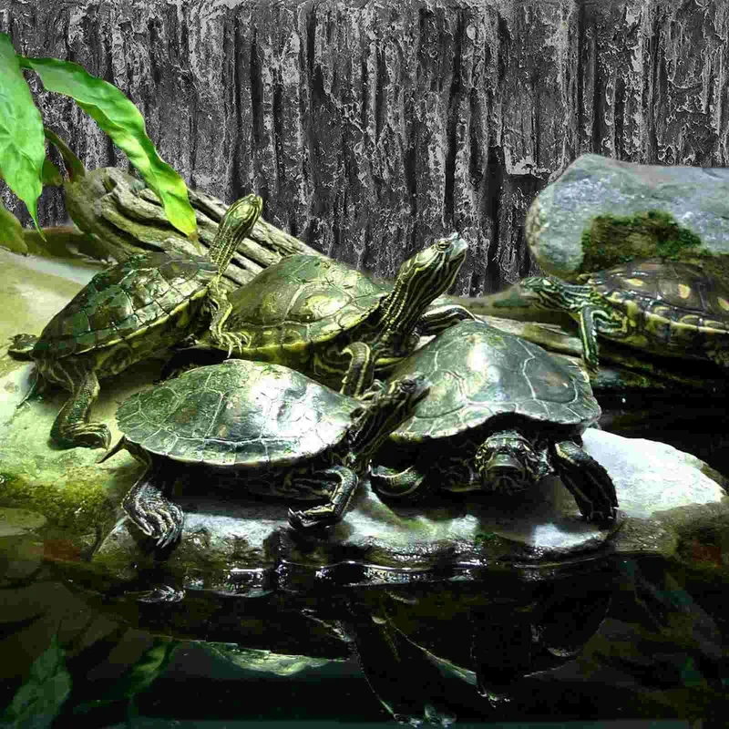 Hintergrund Felsplatte 3D Aquarium Schlange Lebensraum Dekoration Terrarium Glasbehälter Aquarium dekorative Pu-Bretter