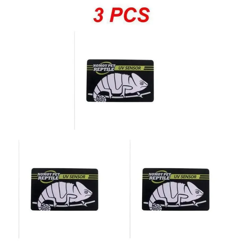 5-1PCS UVB Tester Reptil UVA UVB Leuchtstofflampe Tester Karte Reptil Lampe UV Sensor 10 Sekunden schnelle Test Meter Pet Liefert