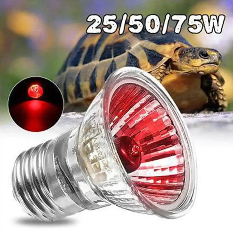 220VE27 25 W 50 W 100 W UVA + UVB Reptilienlampe Schildkröte Schildkröte Haustier Aalen UV-Lampen Heizlampe Amphibien Eidechse Heizung Sonnenlampe