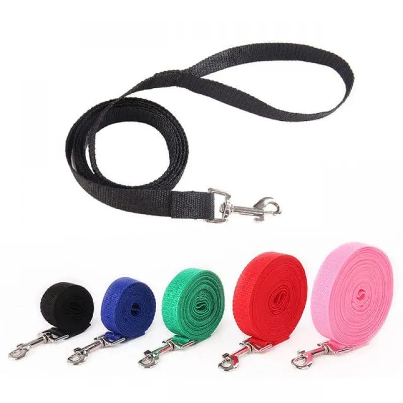 Haustier-Hundeleine, Nylonleine für kleine, mittelgroße Hunde, Katzen, Welpen, Spaziergänge, Laufleinen, Leine, Heimtierbedarf, 1.5 m, 1.8 m, 3 m, 4.5 m, 6 m Länge