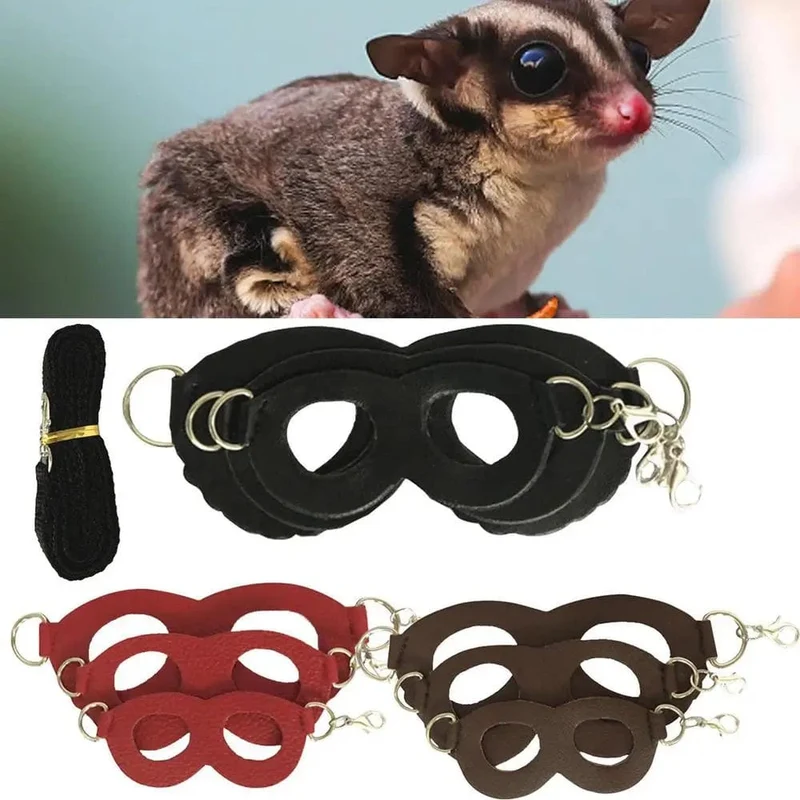 Hamster Chinchilla Maus Ratte Eichhörnchen Geschirr Anti-beißen Strap Split Traktion Seil Kleine Haustier Ausbildung Leine Anti Verloren Seil