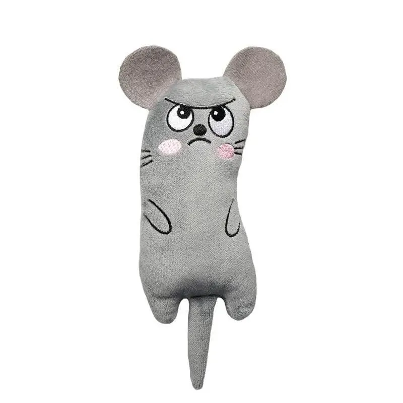 Nette Katze Spielzeug Lustige Interaktive Plüsch Katze Spielzeug Mini Zähne Schleifen Katzenminze Spielzeug Kätzchen Kauen Quietschendes Spielzeug Haustiere Zubehör