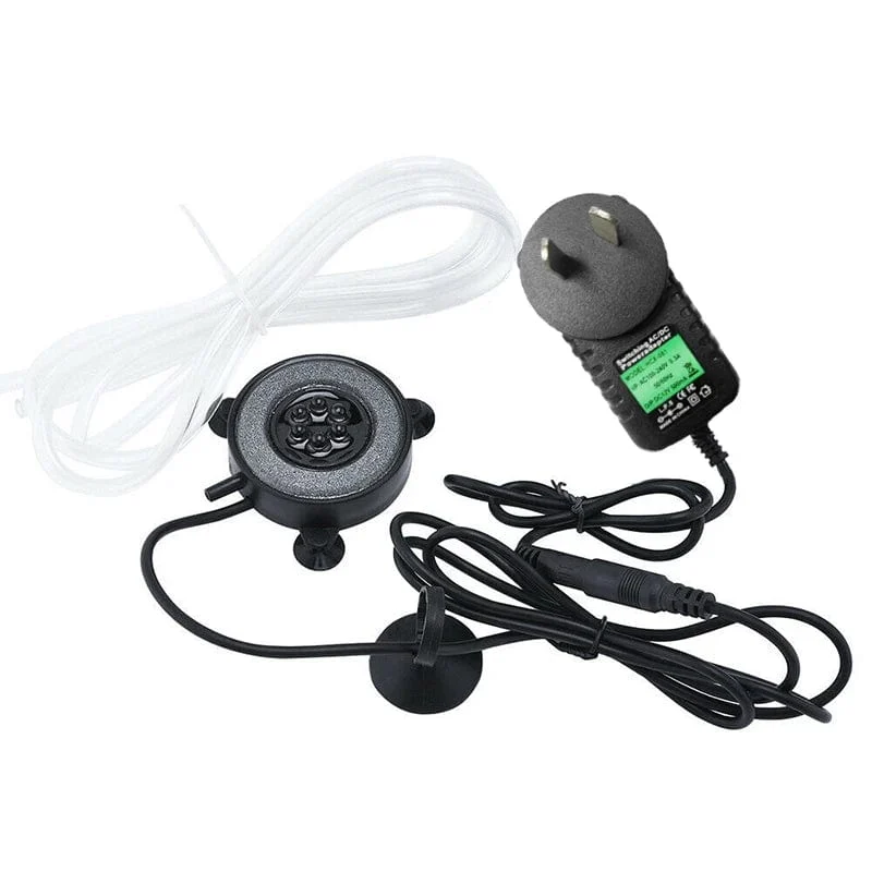 Tauchbares Unterwasser-Aquarium-Licht, Farbwechsel, LED-Luftlicht, Aquarium-Luftblase, 6-teilige Lampe, die Sauerstoff für das Aquarium herstellt