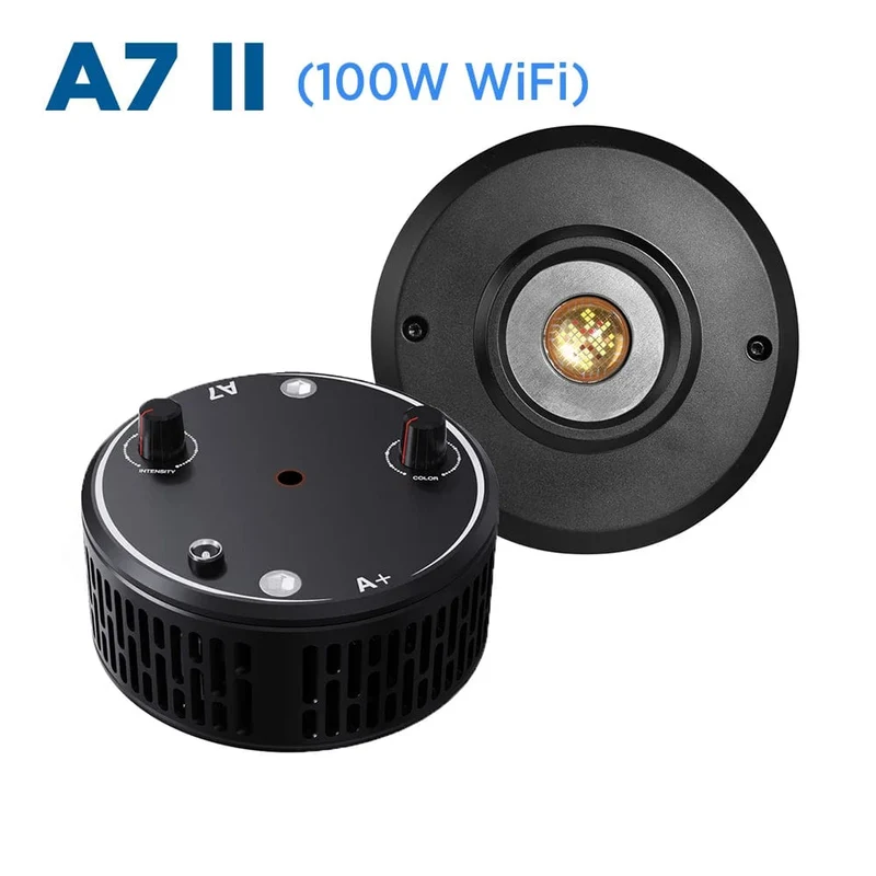 A7 II WiFi-App-Telefonsteuerung, volles Spektrum, 100 W, Salzwasser-Marine-LED-Aquariumlicht für Korallenriff-Aquarien