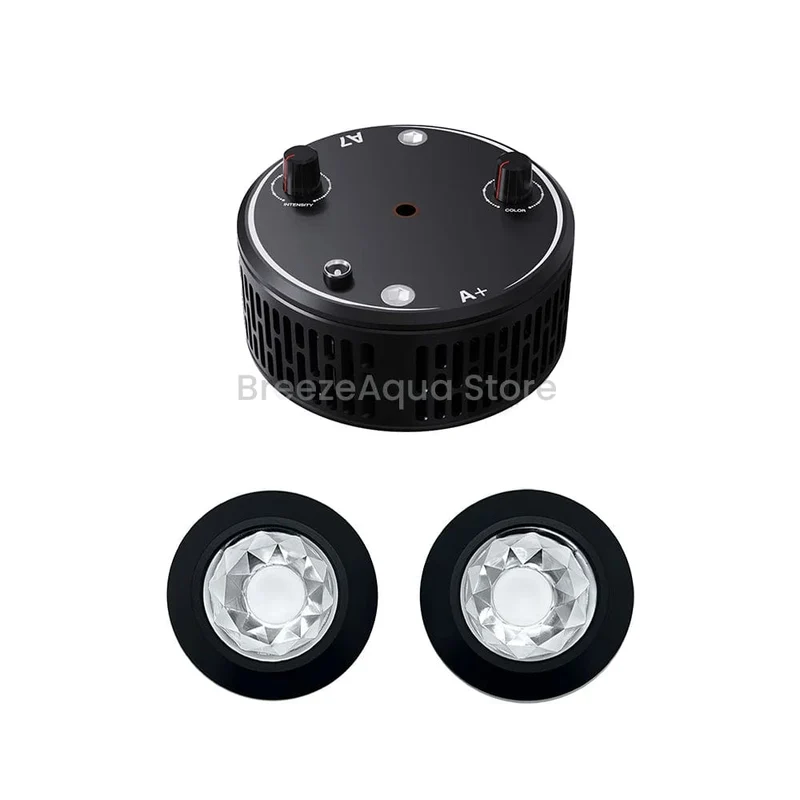 A7 II WiFi-App-Telefonsteuerung, volles Spektrum, 100 W, Salzwasser-Marine-LED-Aquariumlicht für Korallenriff-Aquarien