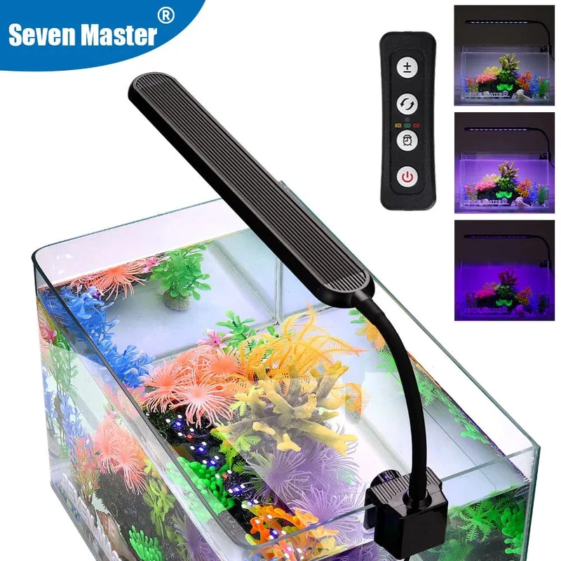 LED-Aquarienlicht für Wasserpflanzen, flexibler Kopf, Aluminiumlegierung, 6 W, 10 W, 14 W, ultradünne Aquariumlampe, 100–240 V