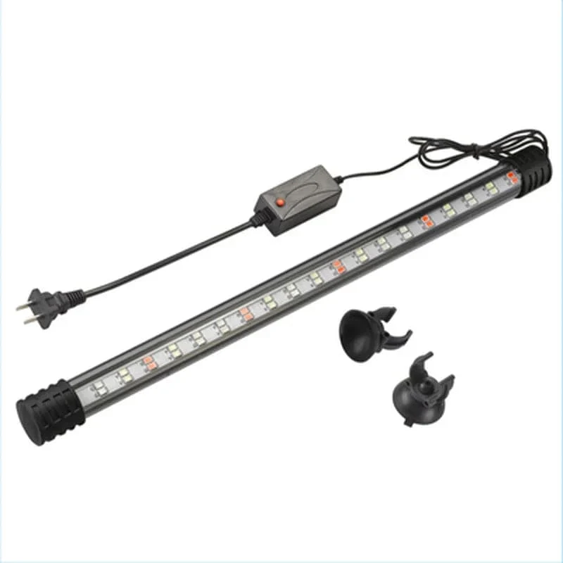 LED Aquarium Dekoration Licht Aquarium Beleuchtung Hängen Kit Wasserpflanze Licht Wasserdichte Clip auf Lampe 220-240 V