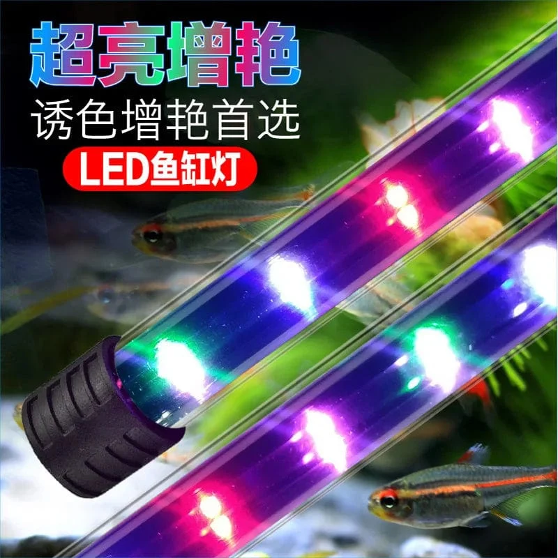 LED Aquarium Dekoration Licht Aquarium Beleuchtung Hängen Kit Wasserpflanze Licht Wasserdichte Clip auf Lampe 220-240 V