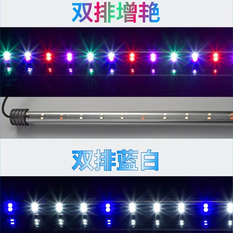 LED Aquarium Dekoration Licht Aquarium Beleuchtung Hängen Kit Wasserpflanze Licht Wasserdichte Clip auf Lampe 220-240 V