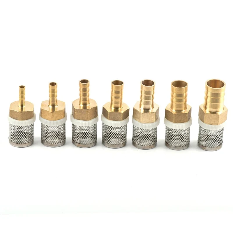 6–19 mm Edelstahl-Netzfilter, 1/2 Zoll Innenzoll, Schutz für Gartenbewässerungspumpen, Schlauch, Wasserreinigung, Netz, Messingfilter