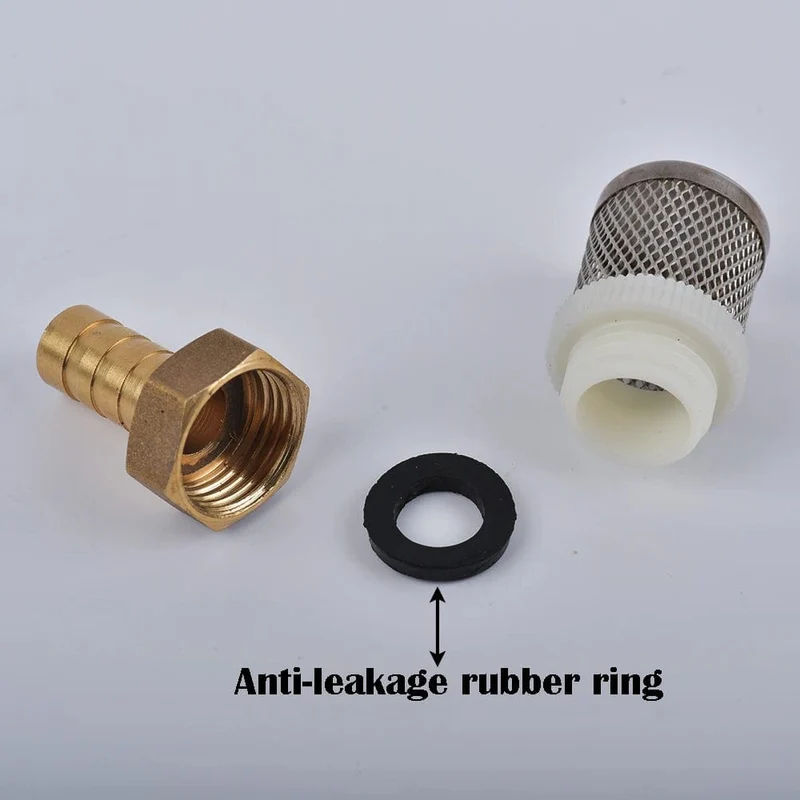 6–19 mm Edelstahl-Netzfilter, 1/2 Zoll Innenzoll, Schutz für Gartenbewässerungspumpen, Schlauch, Wasserreinigung, Netz, Messingfilter